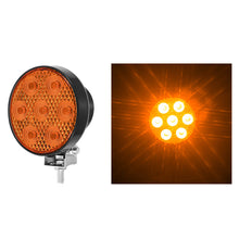 Load image into Gallery viewer, 7LED Work Light 12V-80V Strobe Warning Lamp with Flood Beam Waterproof Reverse Backup Tail Light for Truck Off-Road Excavator Tractor
