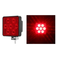 Load image into Gallery viewer, 7LED Work Light 12V-80V Strobe Warning Lamp with Flood Beam Waterproof Reverse Backup Tail Light for Truck Off-Road Excavator Tractor
