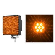 Load image into Gallery viewer, 7LED Work Light 12V-80V Strobe Warning Lamp with Flood Beam Waterproof Reverse Backup Tail Light for Truck Off-Road Excavator Tractor
