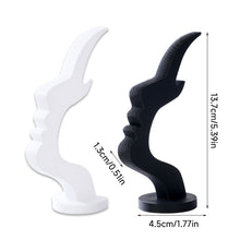 Load image into Gallery viewer, 3D Printed Minimalist Human Profile Eyeglass Holder Creative Side Face Glasses Stand Line Art Desktop Decor Ornament
