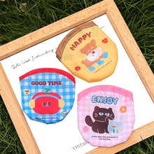 Load image into Gallery viewer, Cute Mini Folding Round Fan Portable Pocket Handheld Fan with Reflective Board Student Outdoor Photography Decor
