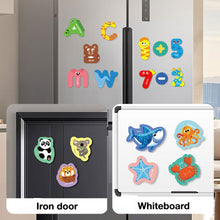 Load image into Gallery viewer, Kids Magnetic Stickers Puzzle Letters Numbers Fruits Dinosaur Animal Traffic Refrigerator Early Education Educational Toys
