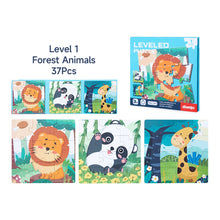 Load image into Gallery viewer, Portable Magnetic Puzzle Book Vehicle Ocean Dinosaur Jigsaw Montessori Early Education Travel Toy for Kids Age 3 4 5 6 7
