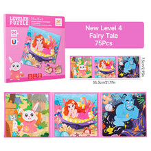 Load image into Gallery viewer, Portable Magnetic Puzzle Book Vehicle Ocean Dinosaur Jigsaw Montessori Early Education Travel Toy for Kids Age 3 4 5 6 7
