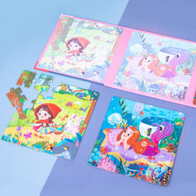 Load image into Gallery viewer, Portable Magnetic Puzzle Book Vehicle Ocean Dinosaur Jigsaw Montessori Early Education Travel Toy for Kids Age 3 4 5 6 7
