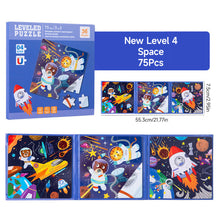 Load image into Gallery viewer, Portable Magnetic Puzzle Book Vehicle Ocean Dinosaur Jigsaw Montessori Early Education Travel Toy for Kids Age 3 4 5 6 7
