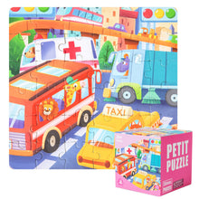 Load image into Gallery viewer, 36 Pieces Kids Mini Paper Cartoon Puzzle Early Learning Educational Toy Kindergarten Prize Birthday Gift for Children Age 3+
