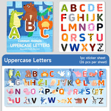 Load image into Gallery viewer, Kids Interactive Busy Book Animal Vehicle Sticker Matching Number Cognitive Early Education Activity Book
