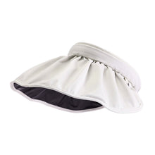 Load image into Gallery viewer, Women Foldable Wide Brim Sun Hat Adjustable UV Protection Breathable Roll-up Portable Outdoor Hiking Fishing Hat
