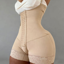 Load image into Gallery viewer, Fajas Colombianas Women High Compression Shapewear Tummy Control Postpartum Slimming Open Crotch Bodysuit Shaper Shorts

