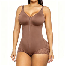Load image into Gallery viewer, Fajas Colombianas Double Compression Tummy Control Shapewear Zipper Waist Trainer Postpartum Butt Lifter Slimming Body Shaper Bodysuit
