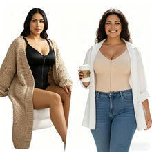 Load image into Gallery viewer, Fajas Colombianas Double Compression Tummy Control Shapewear Zipper Waist Trainer Postpartum Butt Lifter Slimming Body Shaper Bodysuit
