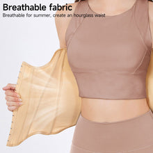 Load image into Gallery viewer, U-shaped Steel Bone Waist Trainer Corset Button Breast Lifted Tummy Control Hourglass Slimming Body Shaper Underwear Women's Shapewear
