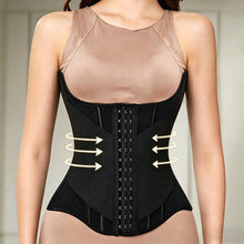Load image into Gallery viewer, U-shaped Steel Bone Waist Trainer Corset Button Breast Lifted Tummy Control Hourglass Slimming Body Shaper Underwear Women's Shapewear
