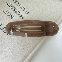 Load image into Gallery viewer, Korean Acetic Acid Leopard Long Hair Clip Spoon Spring Duckbill Clip Women Fashion Hair Accessories Headwear
