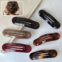 Load image into Gallery viewer, Korean Acetic Acid Leopard Long Hair Clip Spoon Spring Duckbill Clip Women Fashion Hair Accessories Headwear
