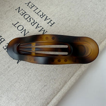 Load image into Gallery viewer, Korean Acetic Acid Leopard Long Hair Clip Spoon Spring Duckbill Clip Women Fashion Hair Accessories Headwear
