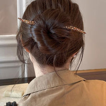 Load image into Gallery viewer, Women Acetate Willow Leaves Shape Hair Stick 18CM Simple Elegant Chinese French Style Hair Fork Strip Hairpin Daily Hairstyle Hair Accessories Headwear
