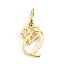 Load image into Gallery viewer, Gold Plated Heart Initial Alphabet Pendant A-Z Stainless Steel Custom Name DIY Jewelry Making Fashion Women Charm Gift
