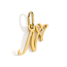 Load image into Gallery viewer, Gold Plated Heart Initial Alphabet Pendant A-Z Stainless Steel Custom Name DIY Jewelry Making Fashion Women Charm Gift
