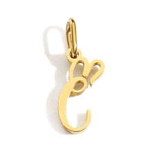 Load image into Gallery viewer, Gold Plated Heart Initial Alphabet Pendant A-Z Stainless Steel Custom Name DIY Jewelry Making Fashion Women Charm Gift
