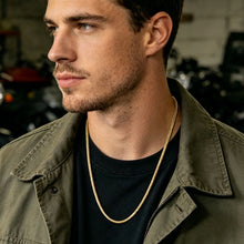 Load image into Gallery viewer, Titanium Steel Snake Chain Necklace Gold Silver Color Punk Hip Hop Long Neck Chain Fashion Jewelry Gift For Men Women

