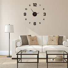 Load image into Gallery viewer, 40cm/90cm Large DIY Acrylic Wall Clock 3D Silent Frameless Wall Sticker for Living Room Bedroom Kitchen Office Home Decor Gift
