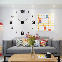 Load image into Gallery viewer, 40cm/90cm Large DIY Acrylic Wall Clock 3D Silent Frameless Wall Sticker for Living Room Bedroom Kitchen Office Home Decor Gift
