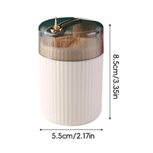 Load image into Gallery viewer, One-Touch Pop-Up Toothpick Holder Toothpick Dispenser for Kitchen Restaurant Home Table Office Desk Dustproof Plastic Toothpick Container
