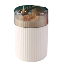 Load image into Gallery viewer, One-Touch Pop-Up Toothpick Holder Toothpick Dispenser for Kitchen Restaurant Home Table Office Desk Dustproof Plastic Toothpick Container

