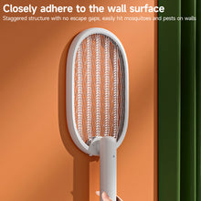 Load image into Gallery viewer, 3 In 1 Foldable Built-in Battery USB Rechargeable Electric Mosquito Swatter Three Layer Protective Net Household
