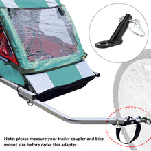 Load image into Gallery viewer, Coupler Hitch For Thule Bike Trailer Compatible With Thule Cadence Coaster XT Chariot Cab Chariot Sport Black/Silver
