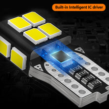 Load image into Gallery viewer, T10 Car Motorcycle Light LED Bulb Canbus Error Free 7SMD 5730 White Light Day Driving Reading Light Dome Map Door Light DC12V 360° Beam
