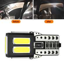 Load image into Gallery viewer, T10 Car Motorcycle Light LED Bulb Canbus Error Free 7SMD 5730 White Light Day Driving Reading Light Dome Map Door Light DC12V 360° Beam
