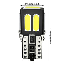 Load image into Gallery viewer, T10 Car Motorcycle Light LED Bulb Canbus Error Free 7SMD 5730 White Light Day Driving Reading Light Dome Map Door Light DC12V 360° Beam
