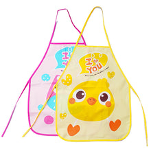 Load image into Gallery viewer, Kids Apron Toddler Painting Smock Waterproof Cartoon Print Art Craft Apron with Sleeves Set Easy Clean Oil-Proof for Boys Girls
