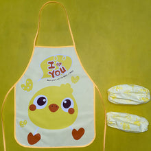 Load image into Gallery viewer, Kids Apron Toddler Painting Smock Waterproof Cartoon Print Art Craft Apron with Sleeves Set Easy Clean Oil-Proof for Boys Girls
