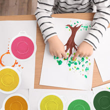 Load image into Gallery viewer, Color Ink Pad Finger Painting for Kids Washable Fingerprint Craft Kit Safe Water Based Ink Pad Toddler Art Supplies Kindergarten DIY Gift
