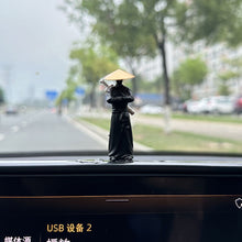 Load image into Gallery viewer, Ancient Swordsman Figurine Resin Knight Statue Miniature Warrior Sculpture for Car Dashboard Decoration Home Office Desktop Ornament Gift for Men
