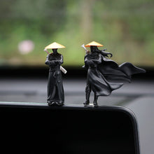 Load image into Gallery viewer, Ancient Swordsman Figurine Resin Knight Statue Miniature Warrior Sculpture for Car Dashboard Decoration Home Office Desktop Ornament Gift for Men

