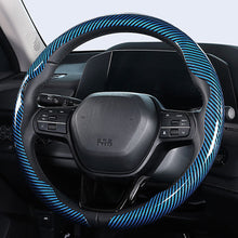 Load image into Gallery viewer, Universal Carbon Fiber Car Steering Wheel Cover Breathable Anti-Slip Protective Cover for Cars Trucks SUV Grip Sweat Resistant
