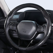 Load image into Gallery viewer, Universal Carbon Fiber Car Steering Wheel Cover Breathable Anti-Slip Protective Cover for Cars Trucks SUV Grip Sweat Resistant
