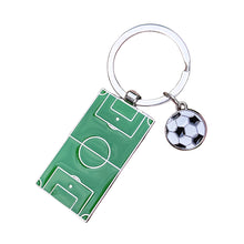 Load image into Gallery viewer, Creative Classic Football Field Basketball Field Keychain Sports Leisure Key Ring Bag Car Pendant Accessories Soccer Fan Gifts
