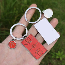 Load image into Gallery viewer, Creative Classic Football Field Basketball Field Keychain Sports Leisure Key Ring Bag Car Pendant Accessories Soccer Fan Gifts
