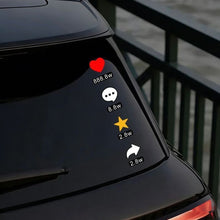 Load image into Gallery viewer, Creative Red Heart Car Window Decal Windshield Rear Window Sticker Personalized Vehicle Exterior Decoration Sticker
