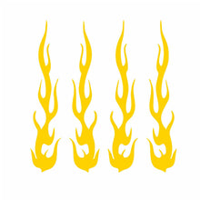 Load image into Gallery viewer, 4Pcs Reflective Car Motorcycle Sticker Scratch Cover Decal Motorcycle Auto Scratch Flame Repair Modification Sticker
