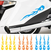 Load image into Gallery viewer, 4Pcs Reflective Car Motorcycle Sticker Scratch Cover Decal Motorcycle Auto Scratch Flame Repair Modification Sticker
