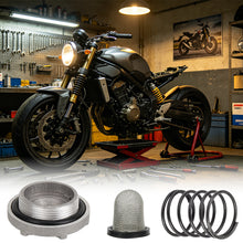 Load image into Gallery viewer, 1PC Aluminum Drain Plug Bolt Engine Oil Pan Screw Compatible with Yamaha YFM350 Big Bear 350 Warrior 350 ATV
