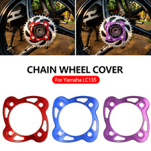 Load image into Gallery viewer, CNC Aluminum Motorcycle Modified Sprocket Cover For Yamaha LC135 Chain Wheel Guard Part Decorative Protective Cover Bolt-On
