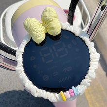Load image into Gallery viewer, Cute Motorcycle Bowknot Dashboard Cover Anti-Scratch Electric Scooter Puff Soft Display Protector Decoration E-Bike Accessory Scratch Resistant
